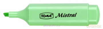 Zakreślacz Mistral Pastel zielony (10 szt)