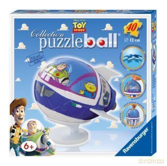 RAVENSBURGER 40 Toy Story Statek Kosmiczny Puzzle Kuliste 114450 [PUZZLE]