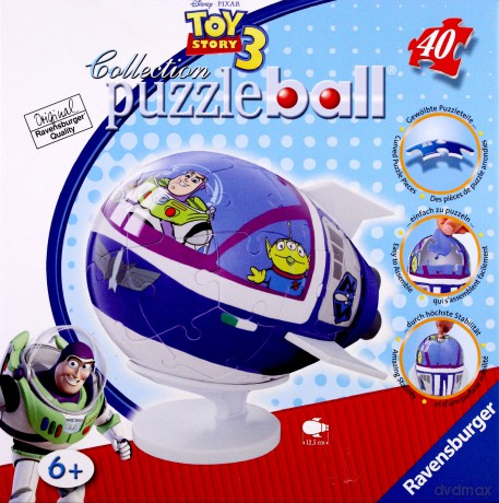 RAVENSBURGER 40 Toy Story Statek Kosmiczny Puzzle Kuliste 114450 [PUZZLE]