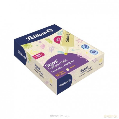 Zakreślacz Signal Pastel bananowy (10 szt)