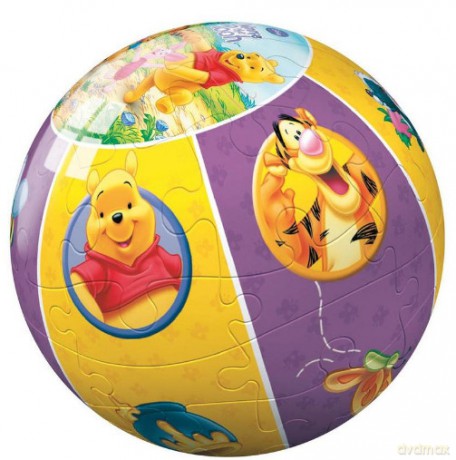 RAVENSBURGER 24 Kubuś Puchatek Puzzle Kuliste [PUZZLE]
