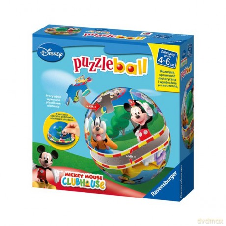 RAVENSBURGER 24 Myszka Miki Puzzle Kuliste  [PUZZLE]