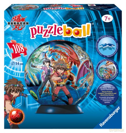 RAVENSBURGER 108 Bakugan Puzzle Kuliste (116164) [PUZZLE]