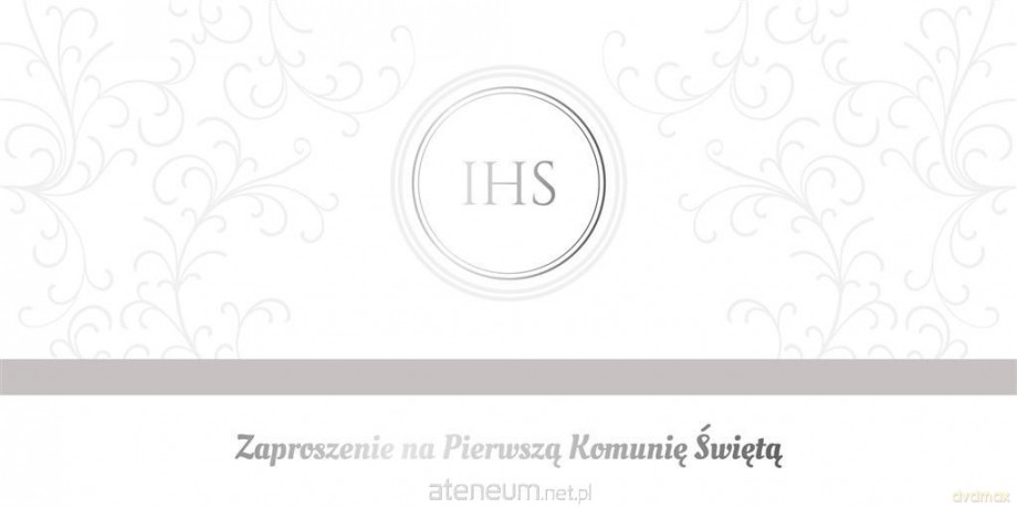 Zaproszenie Komunia (10 szt)