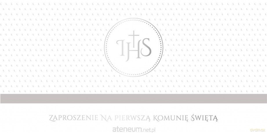 Zaproszenie Komunia (10 szt)