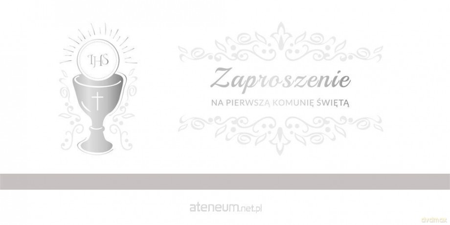 Zaproszenie Komunia (10 szt)