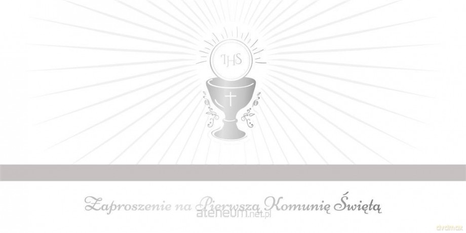Zaproszenie Komunia (10 szt)
