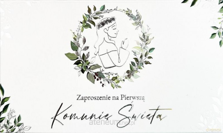 Zaproszenie Komunia (10 szt)