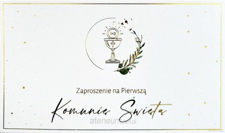 Zaproszenie Komunia (10 szt)