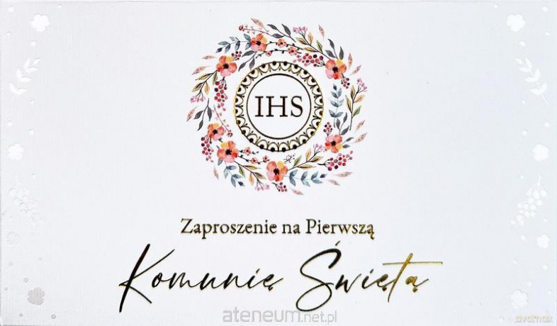 Zaproszenie Komunia (10 szt)
