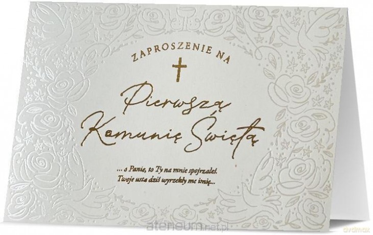 Zaproszenie Komunia (5 szt)
