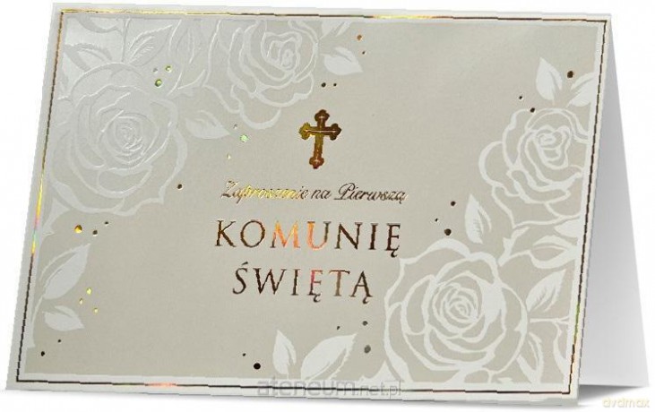 Zaproszenie Komunia (5 szt)