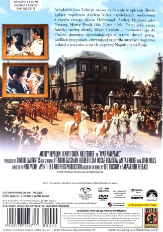 Wojna i pokój (polski lektor) [DVD]