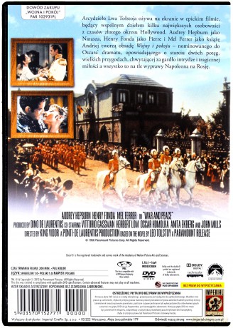 Wojna i pokój (polski lektor) [DVD]