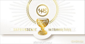 Zaproszenie Komunia ZK03 (10 szt.)