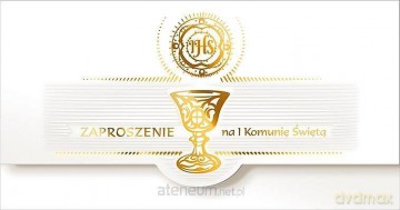 Zaproszenie Komunia ZK04 (10 szt.)