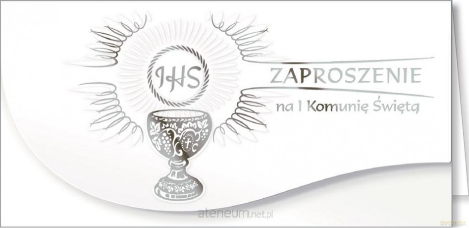 Zaproszenie Komunia ZK05 (10 szt.)