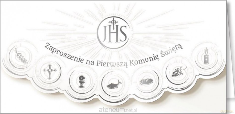 Zaproszenie Komunia ZK06 (10 szt.)