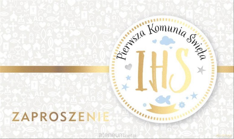 Zaproszenie PMZ-062 Komunia (5 szt.)