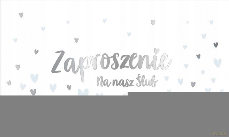 Zaproszenie PMZ-085 Ślub (5 szt.)