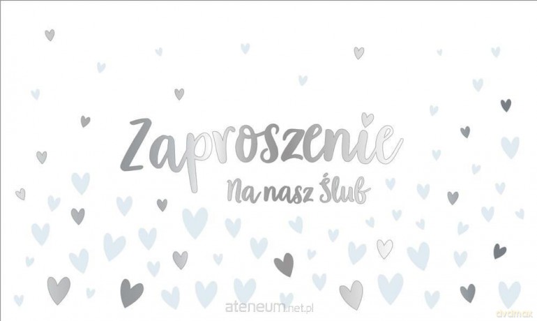 Zaproszenie PMZ-085 Ślub (5 szt.)