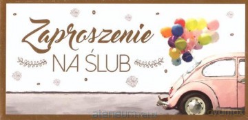 Zaproszenie Ślub Z111 (10 szt.)