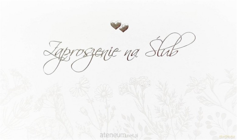 Zaproszenie Ślub ZP-18 (10 szt.)