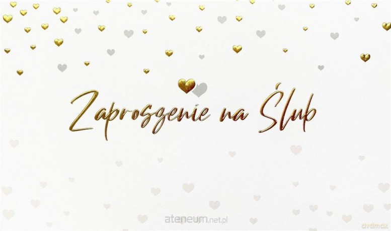 Zaproszenie Ślub ZP-20 (10 szt.)