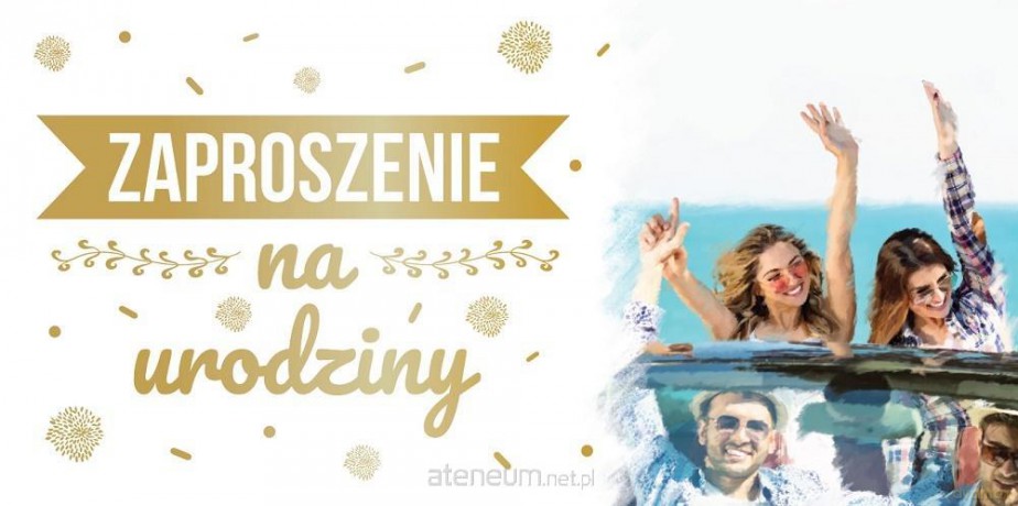 Zaproszenie Urodziny Z123 (10 szt.)