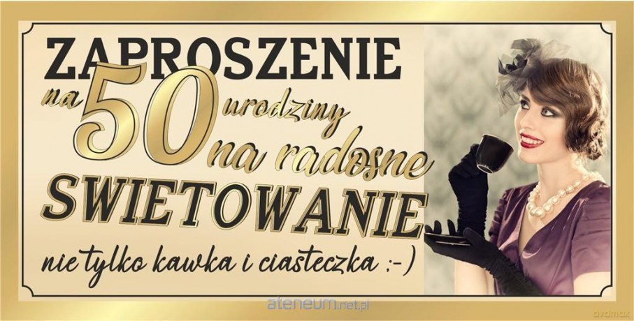 Zaproszenie Urodziny Z61 (10 szt.)
