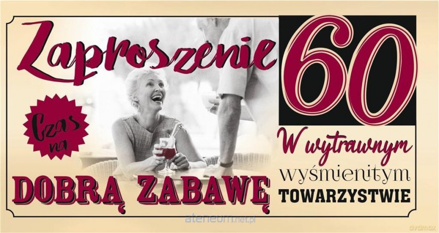 Zaproszenie Urodziny Z87 (10 szt.)
