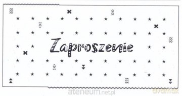Zaproszenie Z108 (10 szt.)
