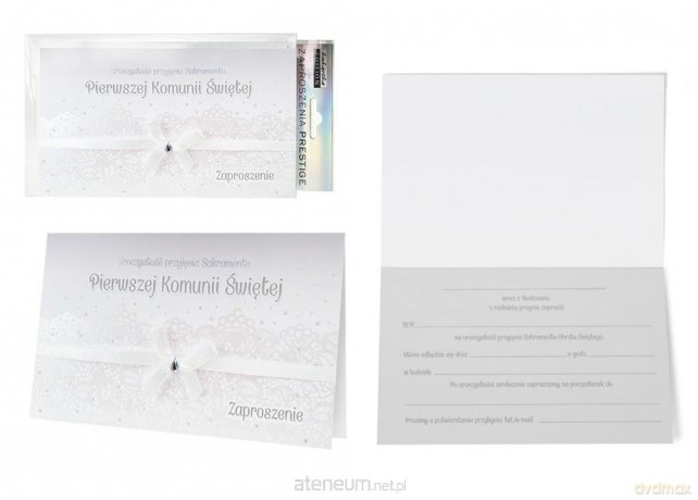 Zaproszenie ZP-018 Komunia (5 szt.)