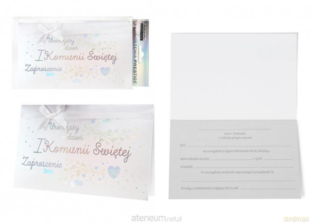 Zaproszenie ZP-021 Komunia (5 szt.)