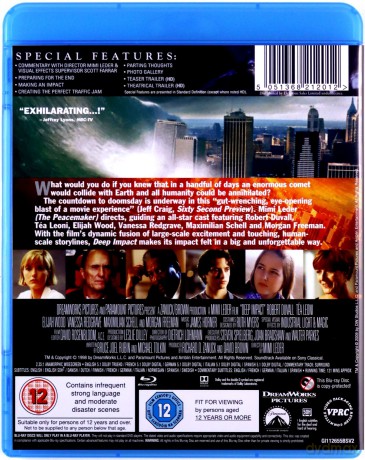 Deep Impact (Dzień zagłady) [Blu-Ray]