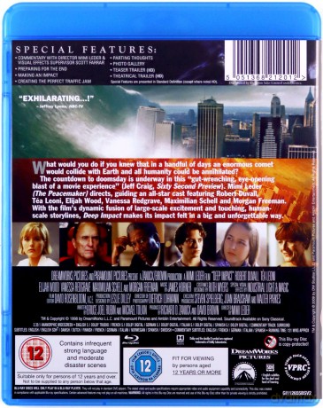 Deep Impact (Dzień zagłady) [Blu-Ray]