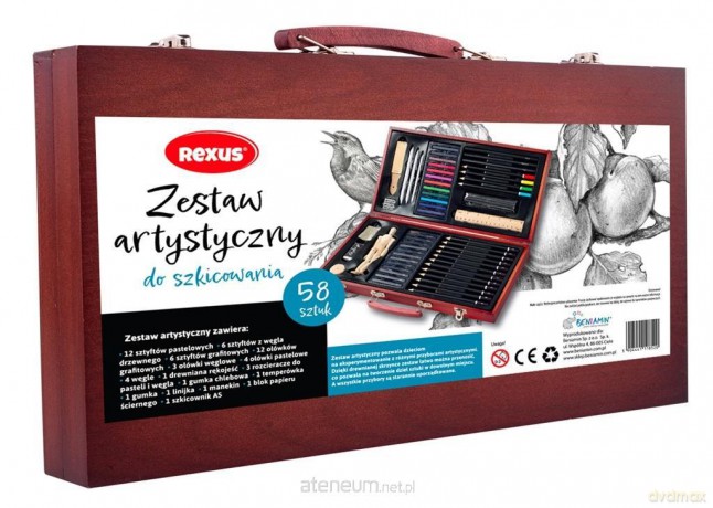 Zestaw artystyczny 58 elementów