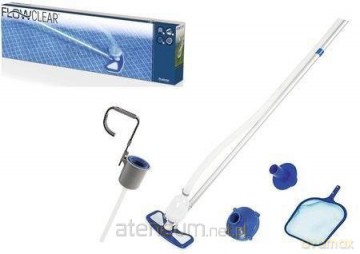 Zestaw do czyszczenia basenu Deluxe + Skimmer [SPORT]
