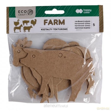 Zestaw kształtów tekturowych Farm 5 szt