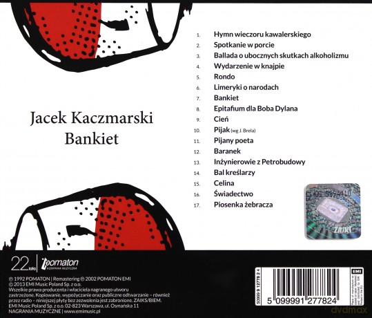 Jacek Kaczmarski: Bankiet (Reedycja) [CD]