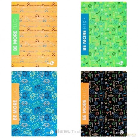 Zeszyt A4/72K linia Be More Fluo (10 szt)