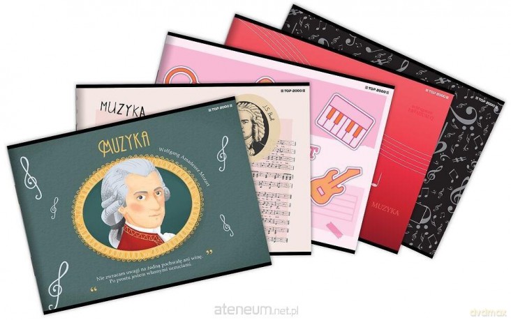 Zeszyt A5/16K linia Muzyka mix (20 szt)