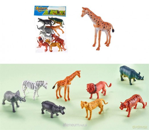 Zwierzęta ZOO 8 szt [FIGURKA]