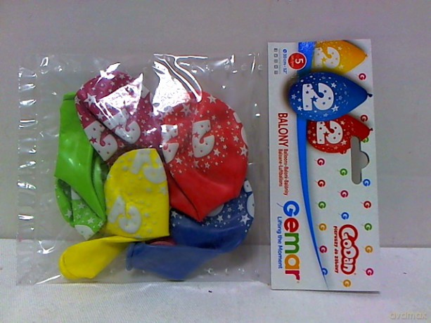 Balony 12 z nadrukiem 2 pastel wisz.A5 GS110/2W 18470