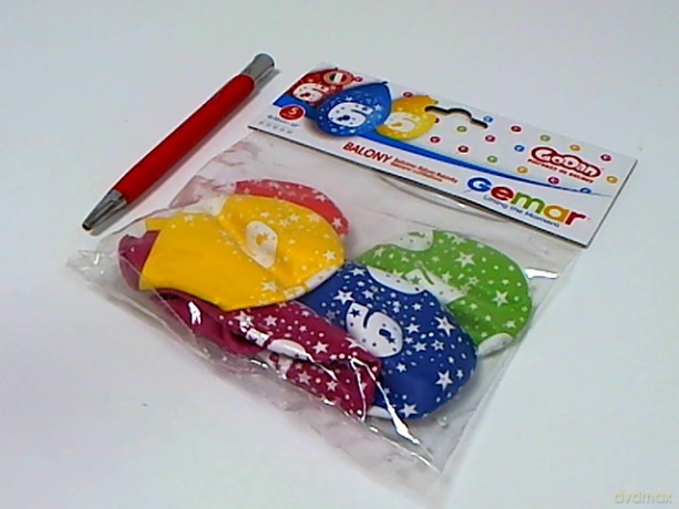 Balony 12 z nadrukiem 6 pastel wisz.A5 GS110/6W 18548