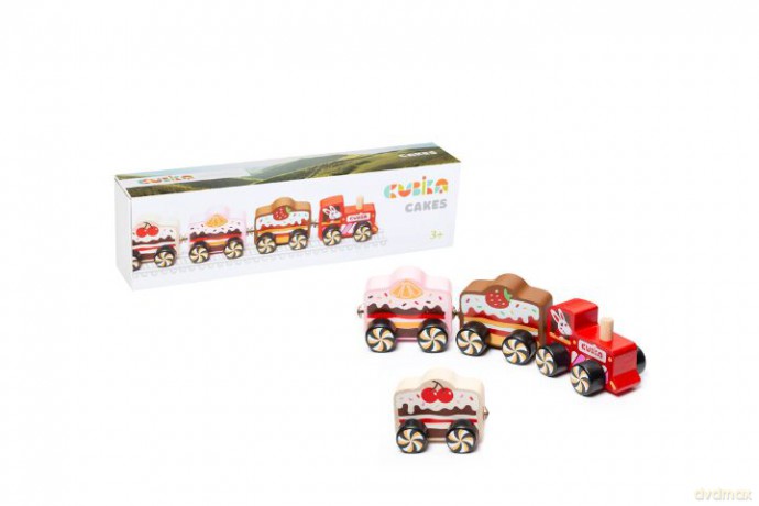 CUBIKA drewniany pociąg Ciasteczka 15382