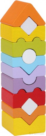 CUBIKA wieża drewniana LD-11 14996