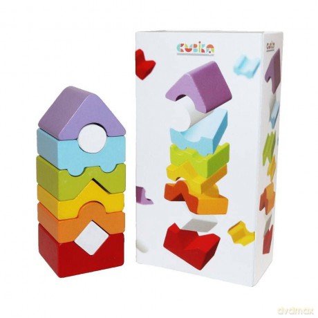 CUBIKA wieżyczka drewniana LD-12 15009