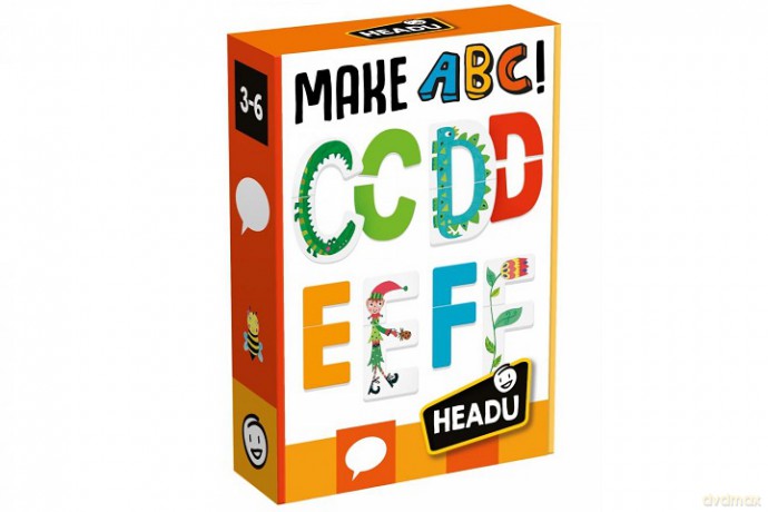 HEADU ABC Łączenie literek i przedmiotów 3-6 54419