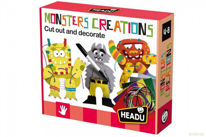 HEADU Wycinanie i składanie postaci Monster 54235